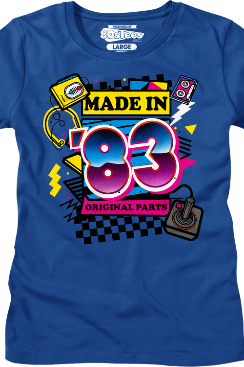 Womens Original Parts Made In '83 Shirtmain product image