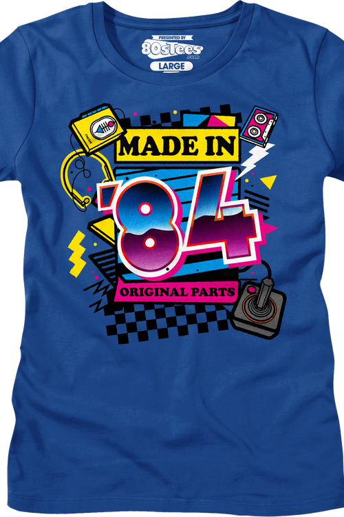 Womens Original Parts Made In '84 Shirtmain product image