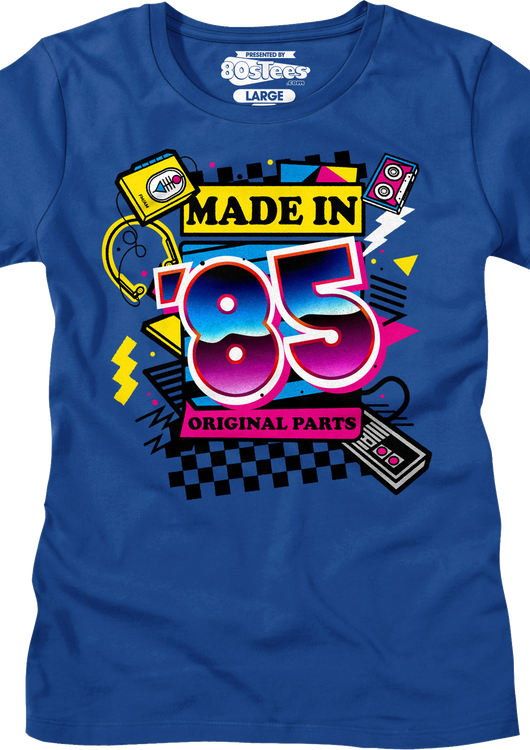 Womens Original Parts Made In '85 Shirt - main product image