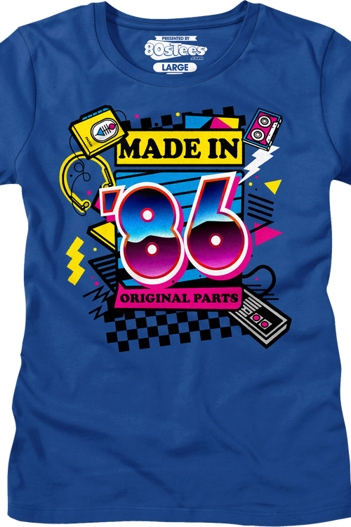 Womens Original Parts Made In '86 Shirtmain product image