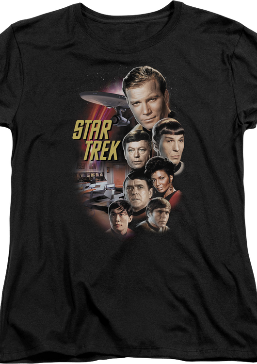 Womens Original Series Cast Star Trek Shirt - main product image