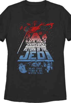 Womens Original Trilogy Star Wars Shirt