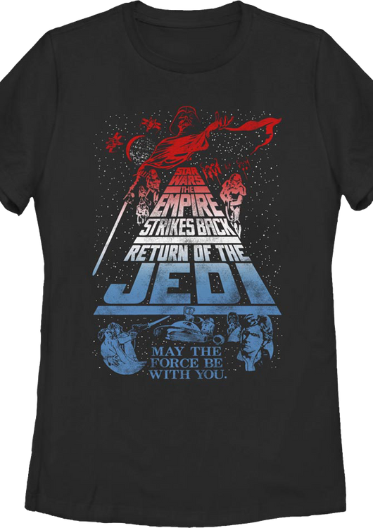 Womens Original Trilogy Star Wars Shirt - main product image