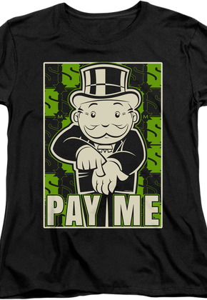 Womens Pay Me Monopoly Shirt