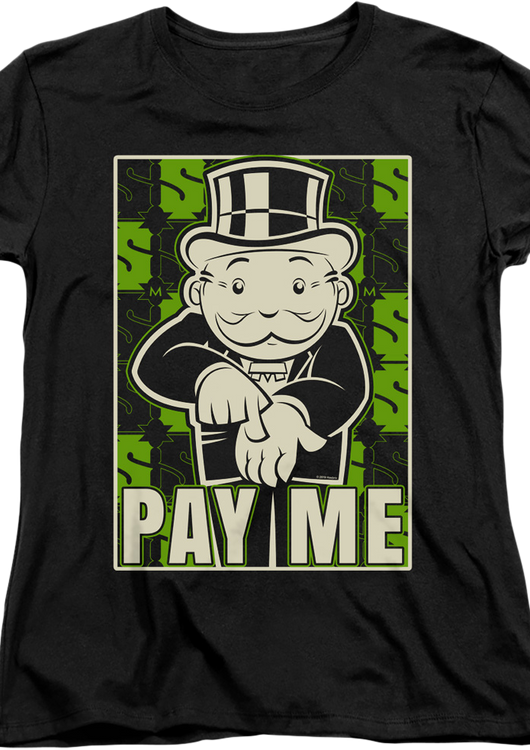 Womens Pay Me Monopoly Shirt - main product image