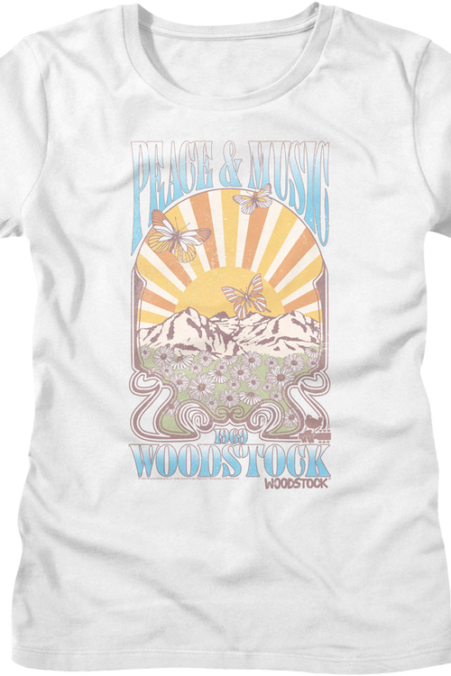 Womens Peace & Music Woodstock Shirt - main product image