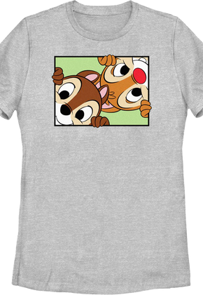 Womens Peek-a-Boo Chip 'n Dale Rescue Rangers Shirt