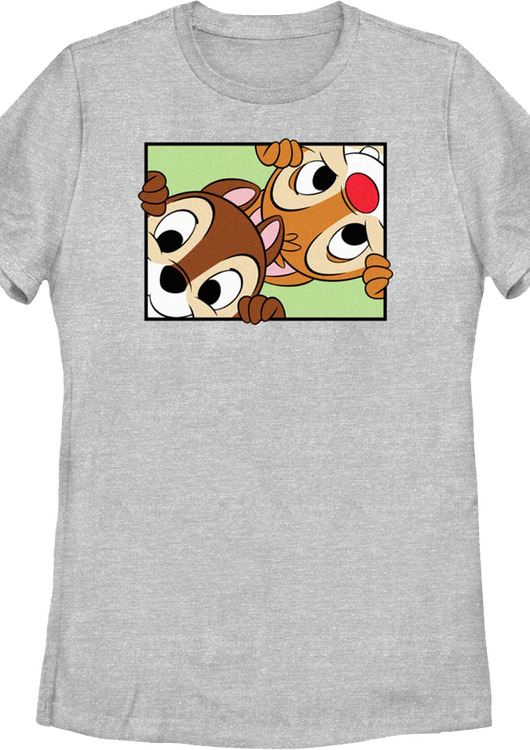 Womens Peek-a-Boo Chip 'n Dale Rescue Rangers Shirt - main product image