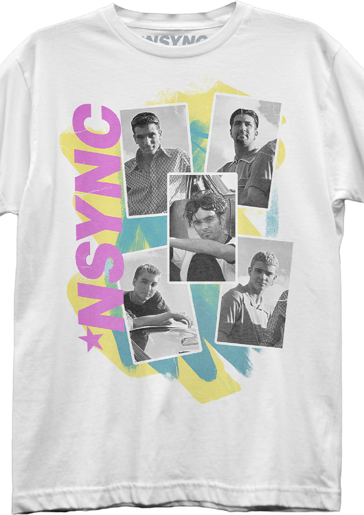 Womens Photo Collage NSYNC Shirt - main product image