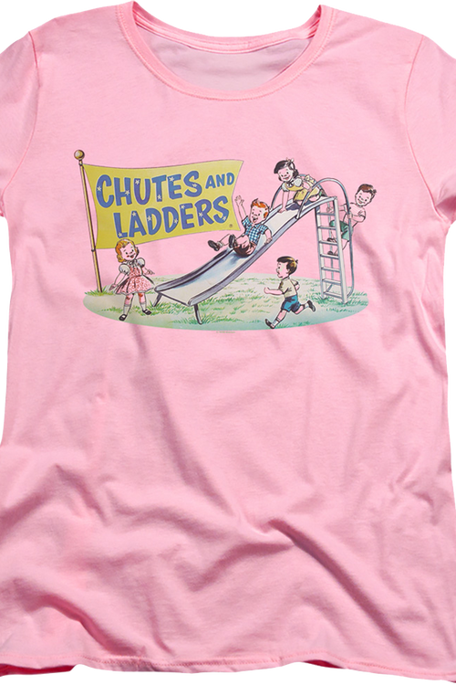 Womens Pink Chutes And Ladders Shirt - main product image