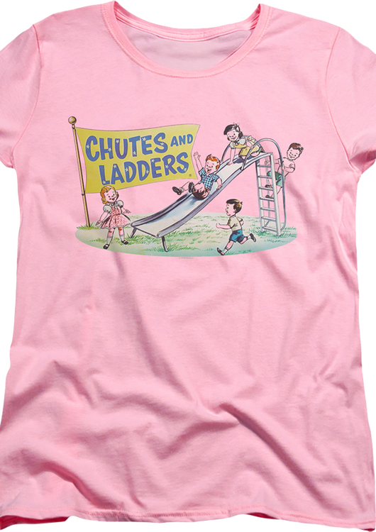 Womens Pink Chutes And Ladders Shirt - main product image