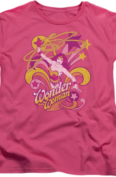 Womens Pink Wonder Woman Shirt