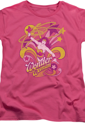 Womens Pink Wonder Woman Shirt