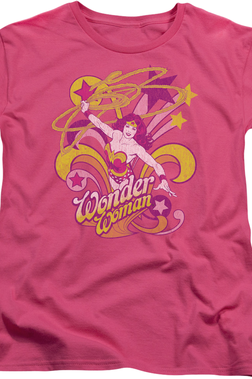 Womens Pink Wonder Woman Shirtmain product image