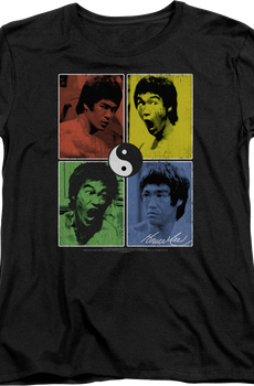 Womens Pop Art Bruce Lee Shirt