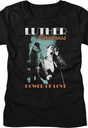 Womens Power Of Love Luther Vandross Shirt