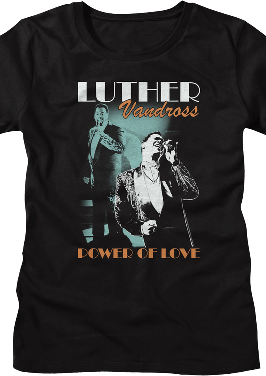 Womens Power Of Love Luther Vandross Shirt - main product image