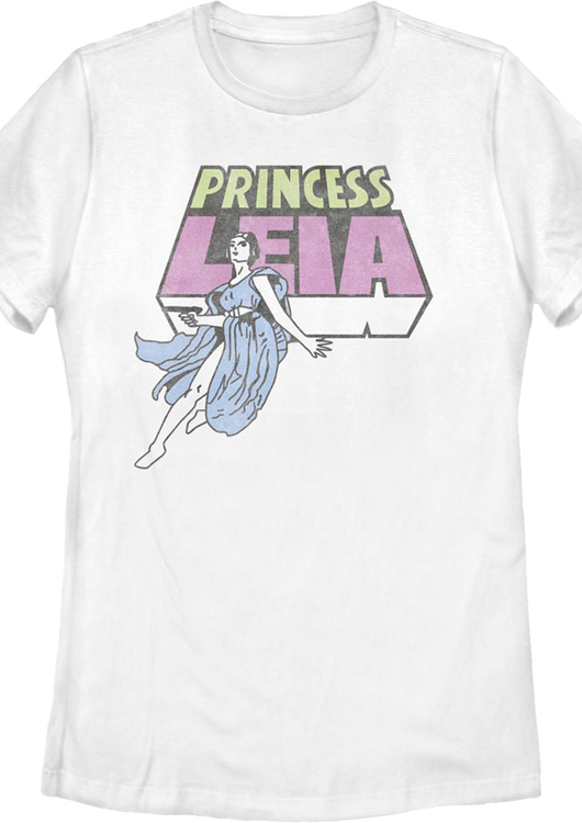 Womens Princess Leia Sketch Star Wars Shirt - main product image