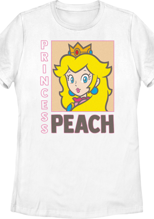 Womens Princess Peach Super Mario Bros. Shirt - main product image