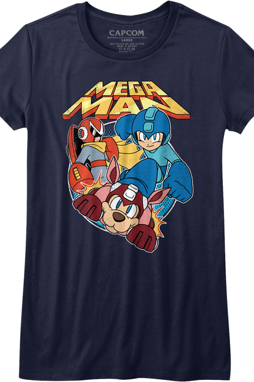 Womens Proto Man Rush and Mega Man Shirtmain product image