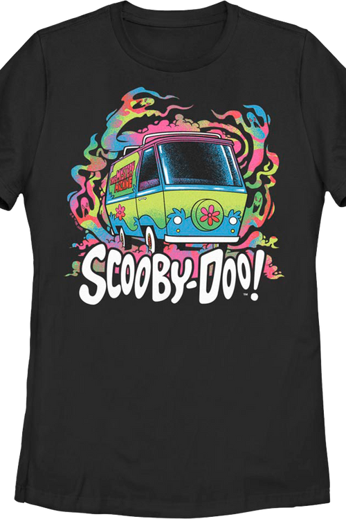 Womens Psychedelic Ghosts Scooby-Doo Shirtmain product image