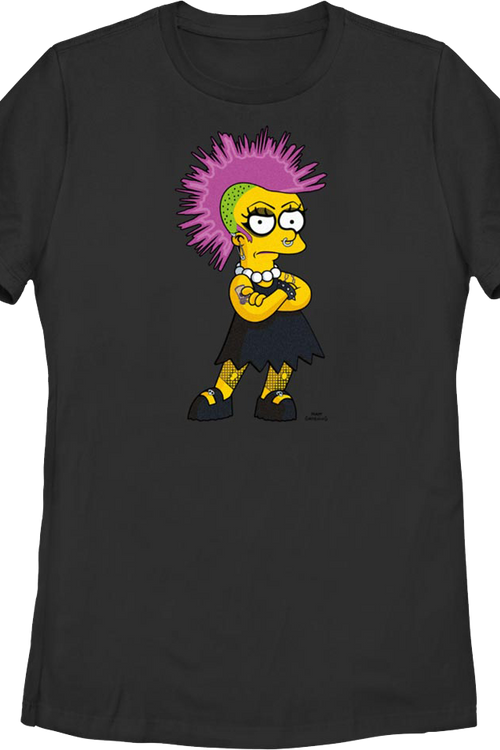 Womens Punk Lisa Simpsons Shirt