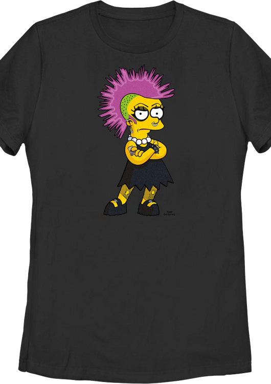 Womens Punk Lisa Simpsons Shirt - main product image