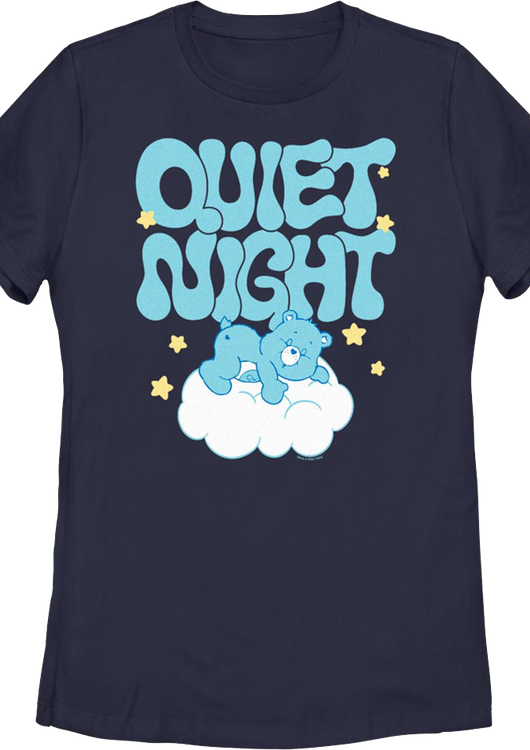 Womens Quiet Night Care Bears Shirt - main product image