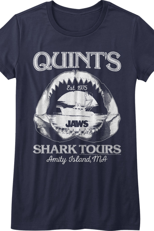 Womens Quint's Shark Tours Jaws Shirtmain product image