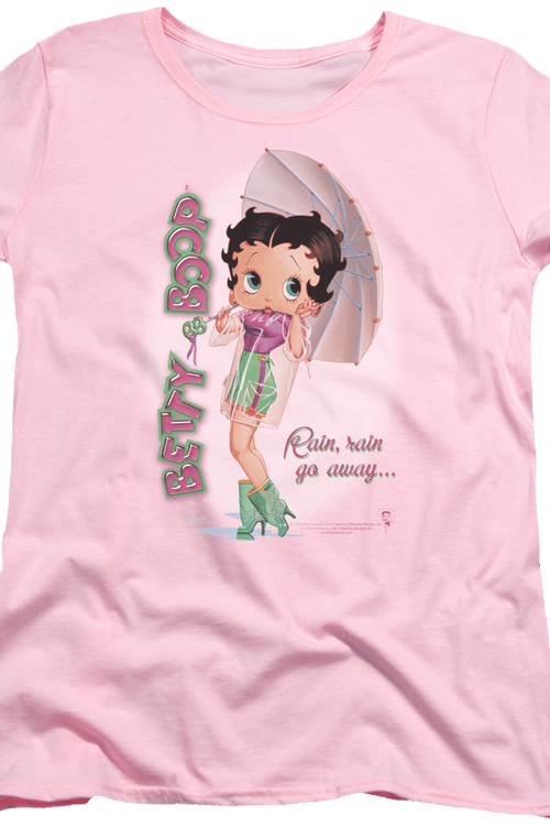 Womens Rain Rain Go Away Betty Boop Shirtmain product image