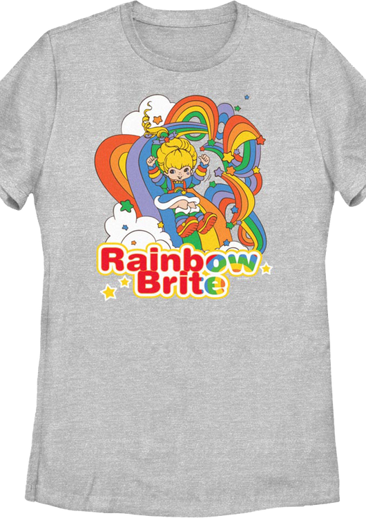 Womens Rainbow Slide Rainbow Brite Shirt - main product image