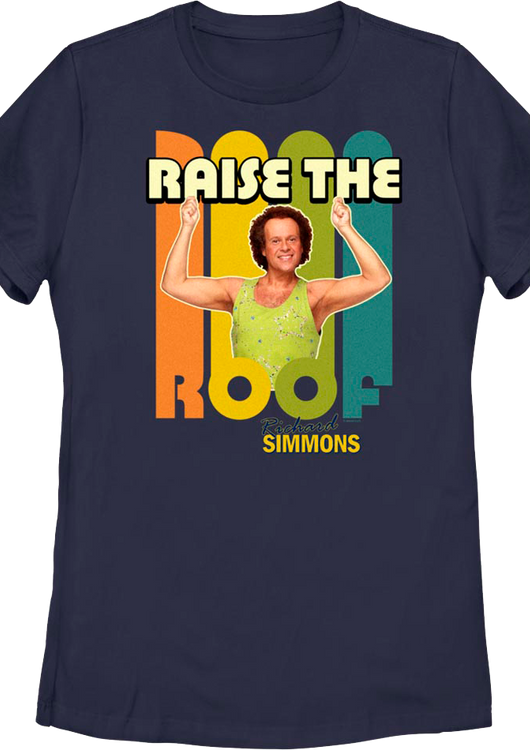 Womens Raise The Roof Richard Simmons Shirt - main product image