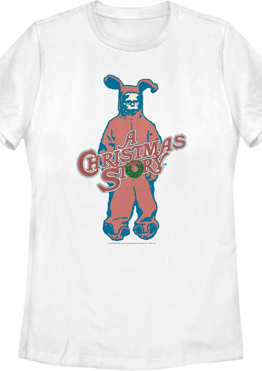 Womens Ralphie's Pink Nightmare Christmas Story Shirt - main product image