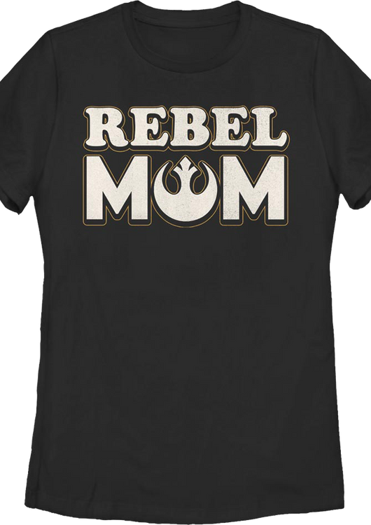 Womens Rebel Mom Star Wars Shirt - main product image