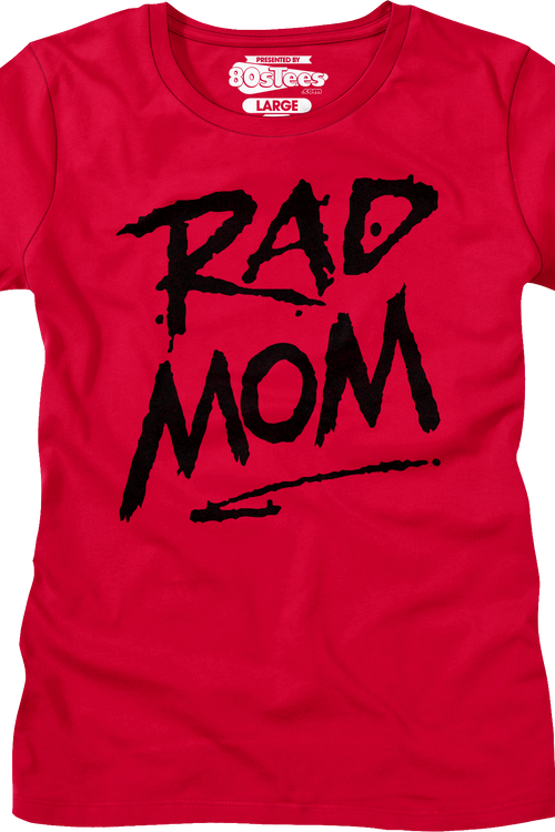 Womens Red Rad Mom Shirtmain product image