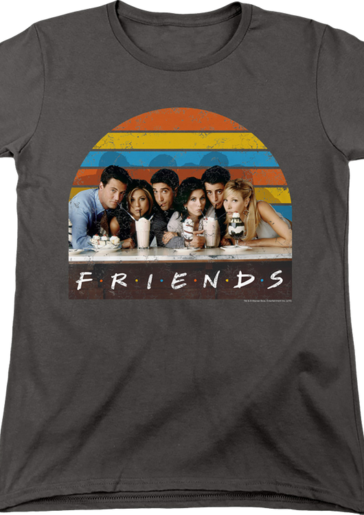 Womens Retro Friends Shirt - main product image