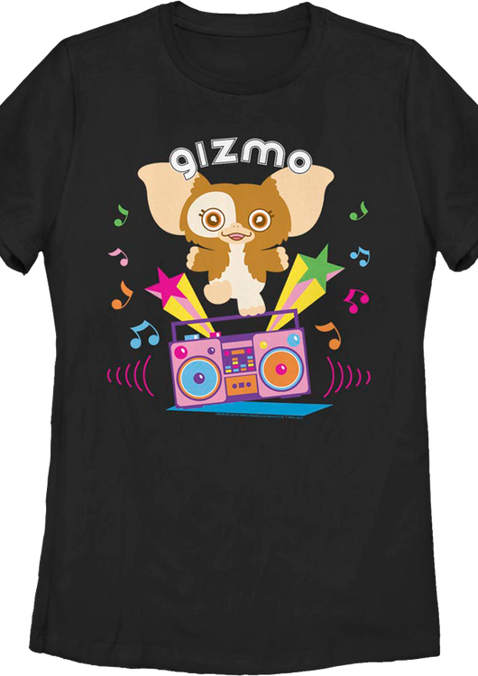 Womens Retro Gizmo Stereo Gremlins Shirt - main product image