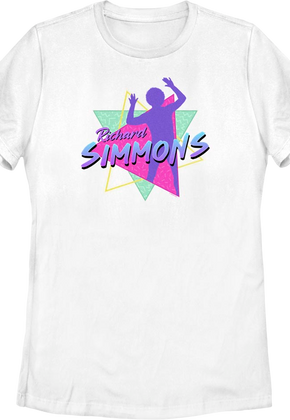 Womens Retro Silhouette Richard Simmons Shirt