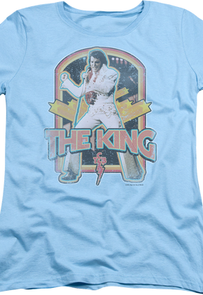 Womens Retro The King Elvis Presley Shirt