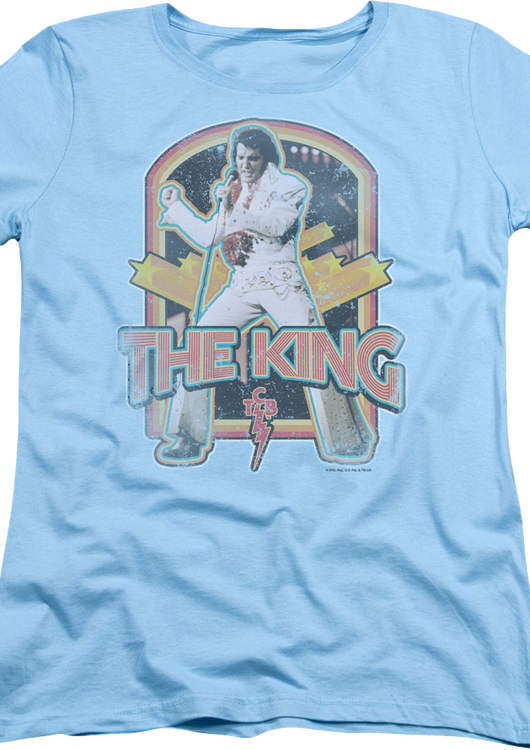 Womens Retro The King Elvis Presley Shirt - main product image
