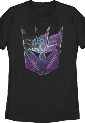 Womens Rusted Decepticons Logo Transformers Shirt
