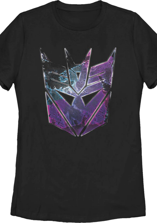 Womens Rusted Decepticons Logo Transformers Shirt - main product image