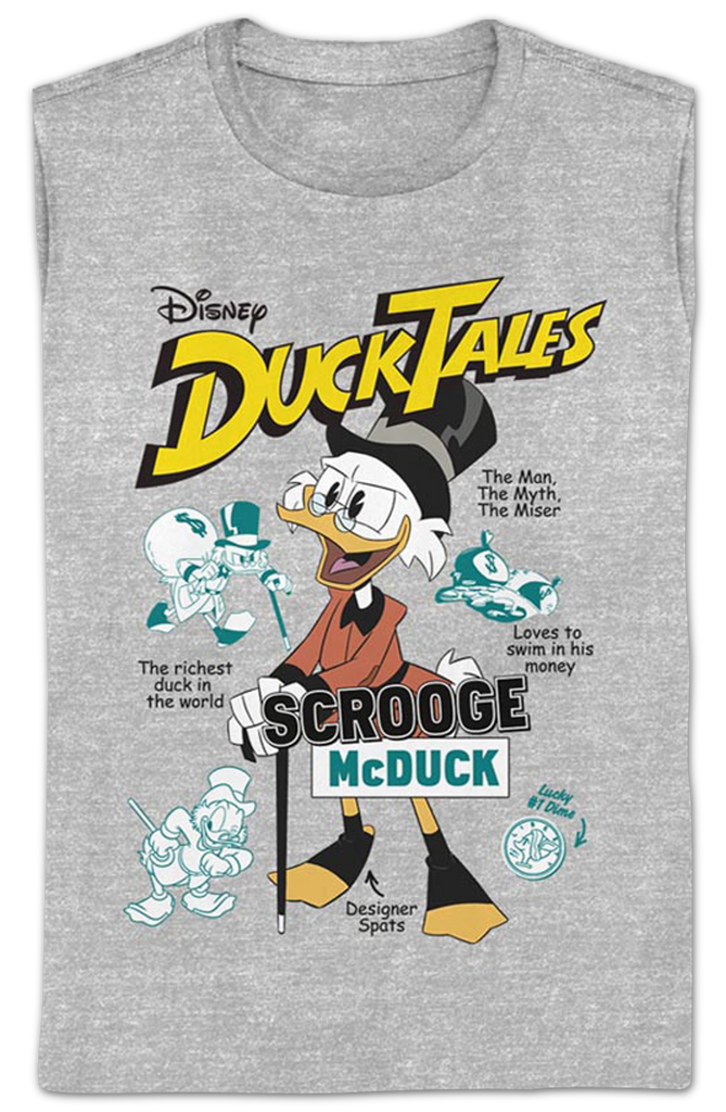 Womens Scrooge McDuck The Man The Myth The Miser DuckTales Shirt
