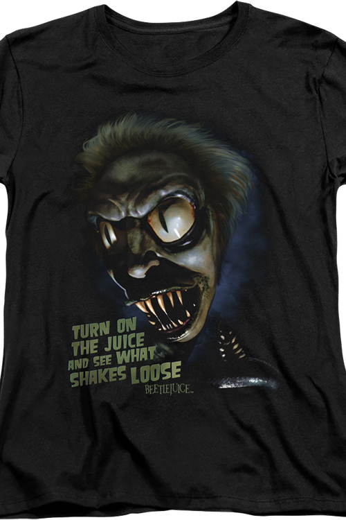 Womens See What Shakes Loose Beetlejuice Shirtmain product image