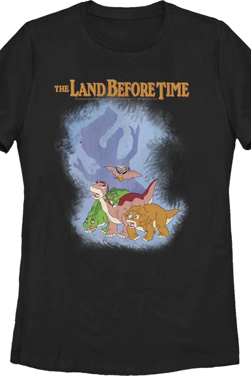 Womens Sharptooth Shadow Land Before Time Shirtmain product image