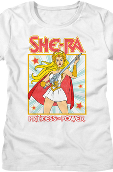 Womens She-Ra Princess of Power Pose Masters of the Universe Shirt