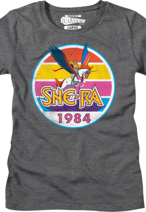 Womens She-Ra Vintage 1984 Stripes Masters of the Universe Shirt