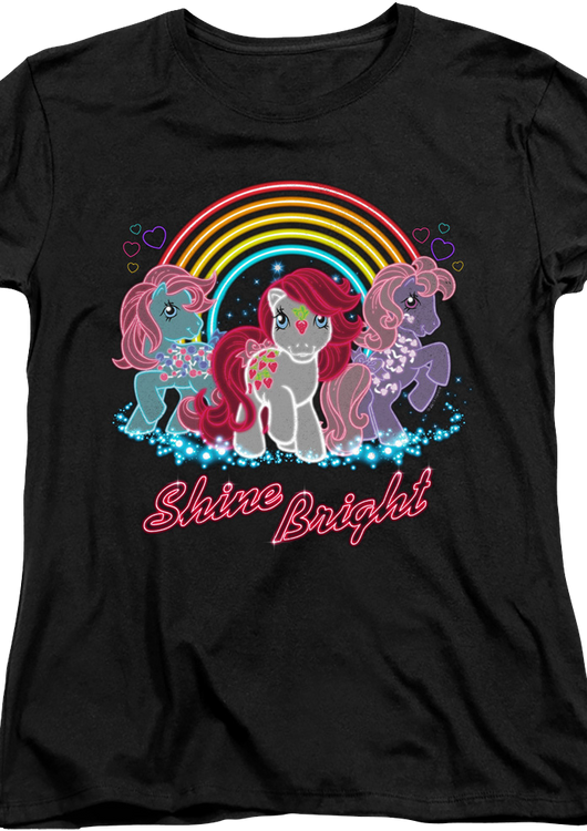 Womens Shine Bright My Little Pony Shirt - main product image