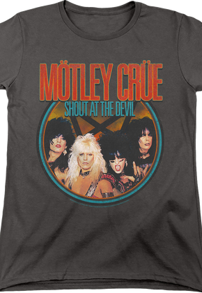 Womens Shout At The Devil Group Photo Motley Crue Shirt