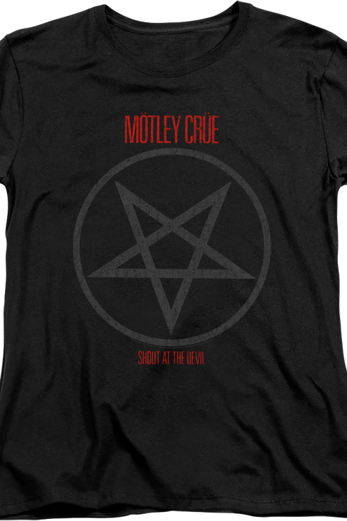 Motley Crue T Shirt Classic Distressed Band Logo Oficial De